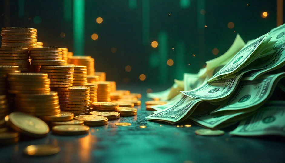 اهمیت مقایسه بین دلار و طلا در سرمایه‌گذاری