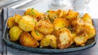طرز تهیه سیب زمینی کریسپی رژیمی مخصوص
