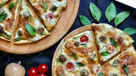طرز تهیه پیتزا با سس ریحان به همراه آموزش خمیر پیتزا 
