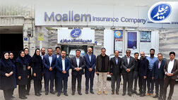 بازدید میدانی رئیس‌کل بیمه مرکزی از شعبه بیمه معلم در اراک
