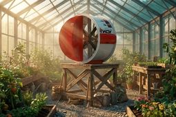 چرا هواکش به تنهایی برای تهویه گلخانه کافی نیست؟