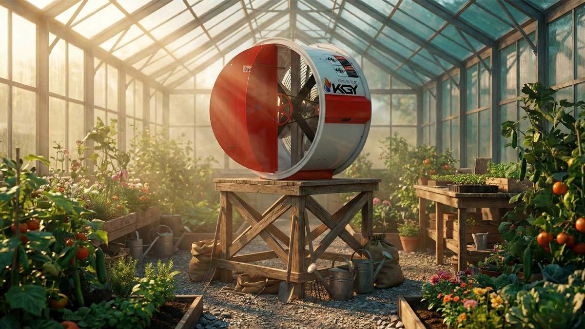 چرا هواکش به تنهایی برای تهویه گلخانه کافی نیست؟