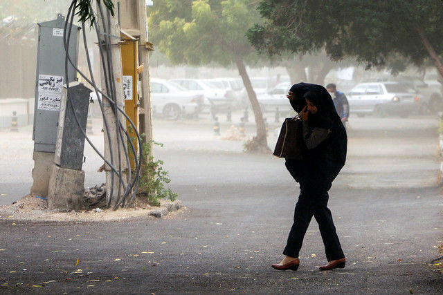 احتمال وقوع طوفان گرد و خاک در تهران