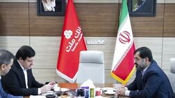 دیدار مدیرعامل بانک ملت و استاندار قم
