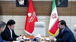 دیدار مدیرعامل بانک ملت و استاندار قم
