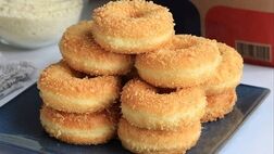 طرز تهیه دونات سیب