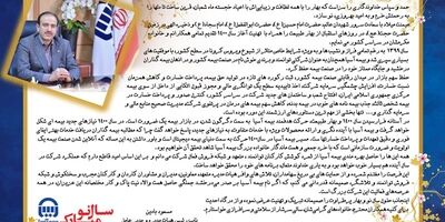 پیام مدیر عامل بیمه آسیا به مناسبت سال نو