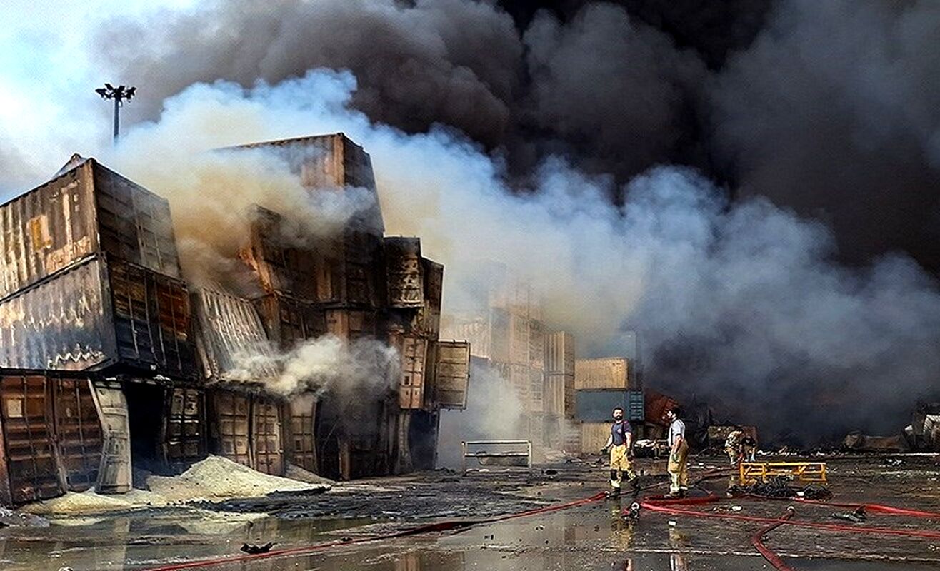 انفجار بندرعباس