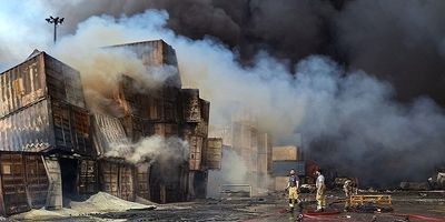  محموله آتش گرفته در بندر امام متعلق به بخش خصوصی بود 