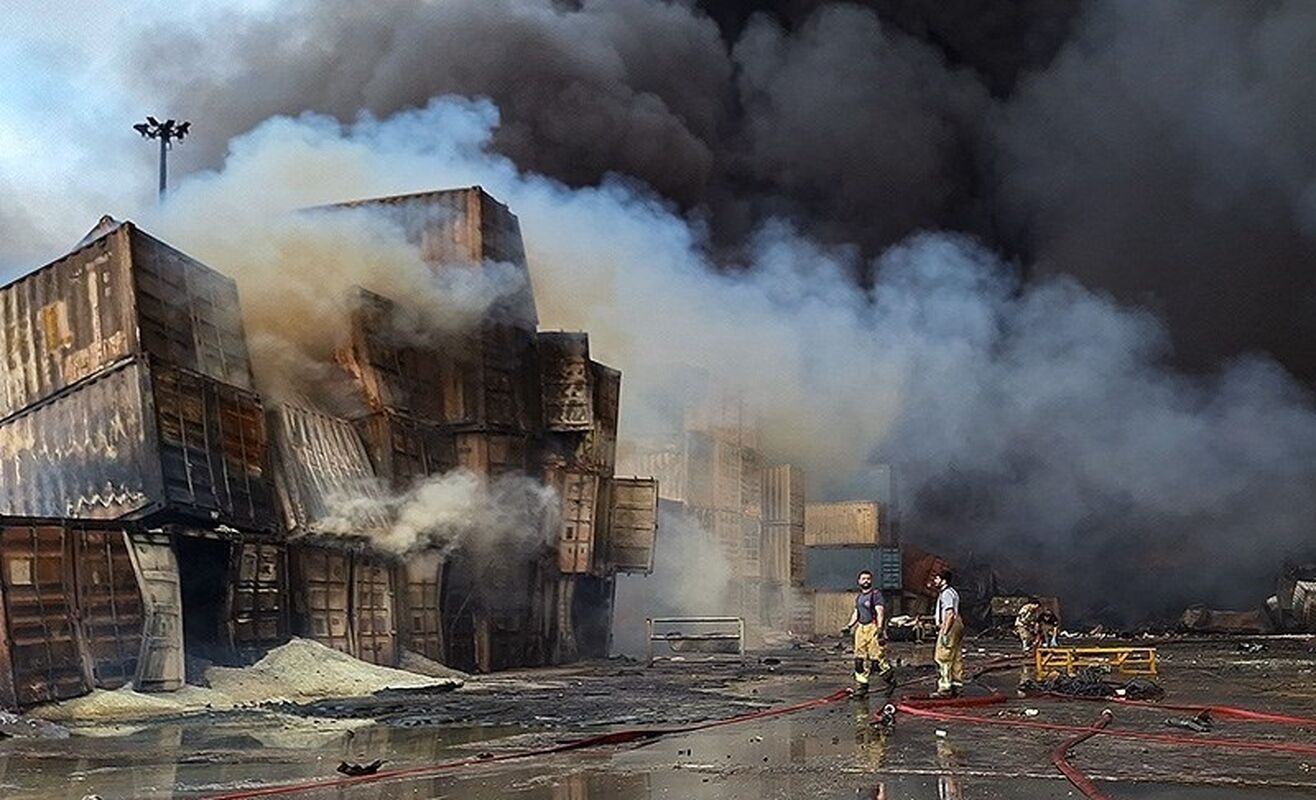 انفجار بندرعباس
