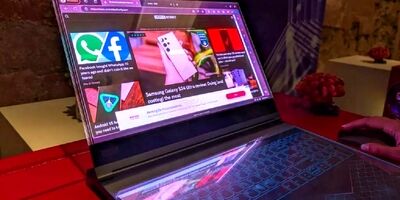 لنوو از اولین لپ‌تاپ دنیا با نمایشگر microLED شفاف پرده برداشت
