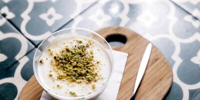 روش تهیه فرنی با آرد برنج برای دو نفر