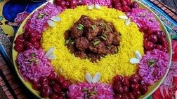 طرز تهیه آلبالو پلو با گوشت چرخ کرده
