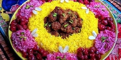 طرز تهیه آلبالو پلو با گوشت چرخ کرده
