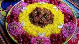طرز تهیه آلبالو پلو با گوشت چرخ کرده
