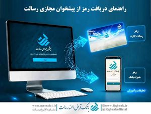 راهنمای دریافت رمز از پیشخوان مجازی رسالت
