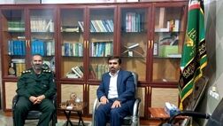 
دیدار رئیس شعبه جیرفت با فرمانده مقاومت بسیج (سپاه پاسداران) جنوب استان کرمان
