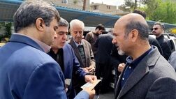 بازدید قائم‌مقام بیمه مرکزی از شعبه پرداخت خسارت فاطمی بیمه ایران
