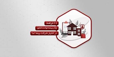 10درصد بازار بیمه حوادث کشور در اختیار شرکت بیمه ما
