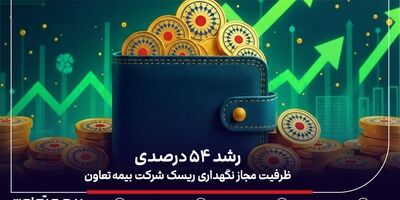 رشد ۵۴ درصدی ظرفیت مجاز نگهداری ریسک شرکت‌ بیمه تعاون
