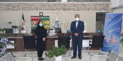 تقدیر اداره امور مالیاتی اهر از بیمه آسیا