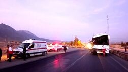 تصادف اتوبوس و کامیون در میامی؛ ۱۰ نفر مصدوم شدند
