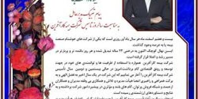 پیام تبریک محمد حیدری، مدیرعامل به مناسبت سالروز تاسیس شرکت بیمه کارآفرین
