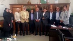 جلسه مشترک بیمه دانا با مدیران ارشد کانون و صندوق بازنشستگان فولاد کرمان
