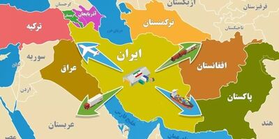 تجارت ۵۵ میلیارد دلاری ایران با ۱۵ کشور همسایه