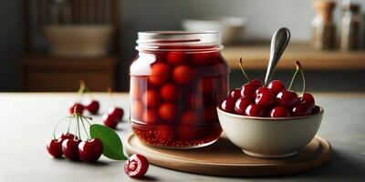 طرز تهیه ترشی آلبالو خوشرنگ و خوشمزه به روش خانگی
