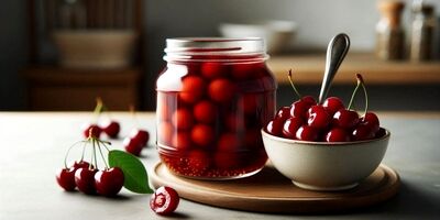 طرز تهیه ترشی آلبالو خوشرنگ و خوشمزه به روش خانگی

