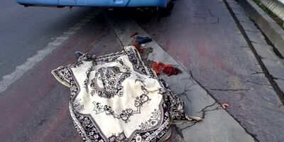 فوت عابر پیاده در تصادف با اتوبوس شرکت واحد در بزرگراه همت
