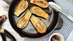 طرز تهیه بادمجان سوخاری بدون فر