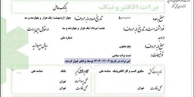 رونمایی از برات الکترونیک زنجیره تامین مالی
