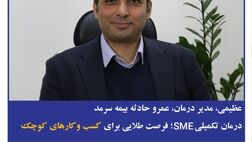عظیمی، مدیر درمان، عمر و حادثه بیمه سرمد؛ درمان تکمیلی SME؛ فرصت طلایی برای کسب و کارهای کوچک
