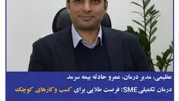 عظیمی، مدیر درمان، عمر و حادثه بیمه سرمد؛ درمان تکمیلی SME؛ فرصت طلایی برای کسب و کارهای کوچک
