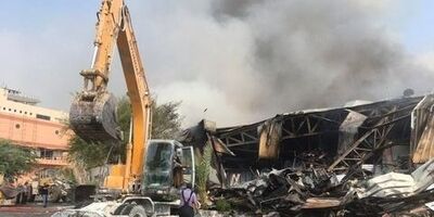 تعهد ۷۹میلیارد تومانی بیمه ایران معین در آتش سوزی بازار پردیس کیش