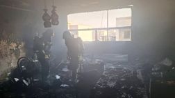 نجات ۲۰ دانشجوی گرفتار در آتش‌ خوابگاه دانشجویی ایلام
