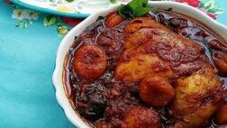 پخت خورشت انار آلو در یک ساعت
