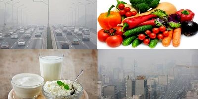 
چند توصیه تغذیه‌ای برای کاهش آسیب‌های ناشی از آلودگی هوا
