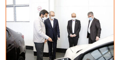 بازدید مدیرعامل بانک تجارت از گروه خودروسازی سایپا