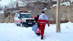 انتقال ۵۹ مصدوم و امدادرسانی به ۸۹۴۱ نفر در برف و کولاک ۱۹ استان
