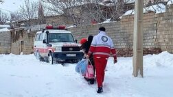 انتقال ۵۹ مصدوم و امدادرسانی به ۸۹۴۱ نفر در برف و کولاک ۱۹ استان

