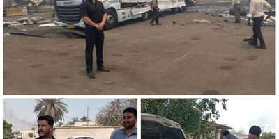 بیمه سامان در کنار بیمه‌گزاران حادثه بندر شهید رجایی