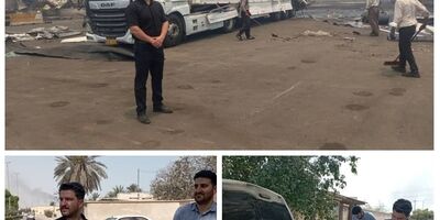 بیمه سامان در کنار بیمه‌گزاران حادثه بندر شهید رجایی