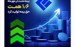 بیمه ملت در مهرماه 1.6 همت حق بیمه تولید کرد
