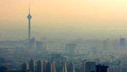 هوای تهران در وضعیت نارنجی و آلوده است
