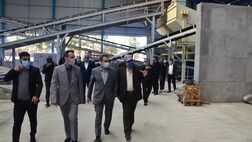 بازدید مدیرعامل بانک ملت از گروه تولیدی ناصری در شهرستان بیرجند