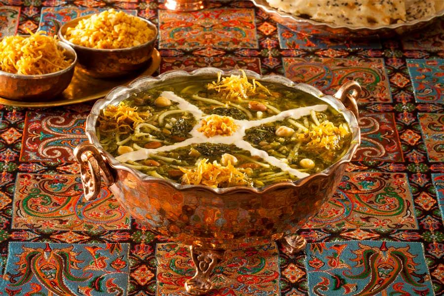 اندازه دقیق حبوبات آش رشته نذری و مجلسی