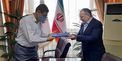 تقدیر رئیس بنیاد شهید و امور ایثارگران از رئیس کل بیمه مرکزی